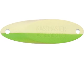 Acme Kastmaster Glow Spoon Green Stripe 1/2oz