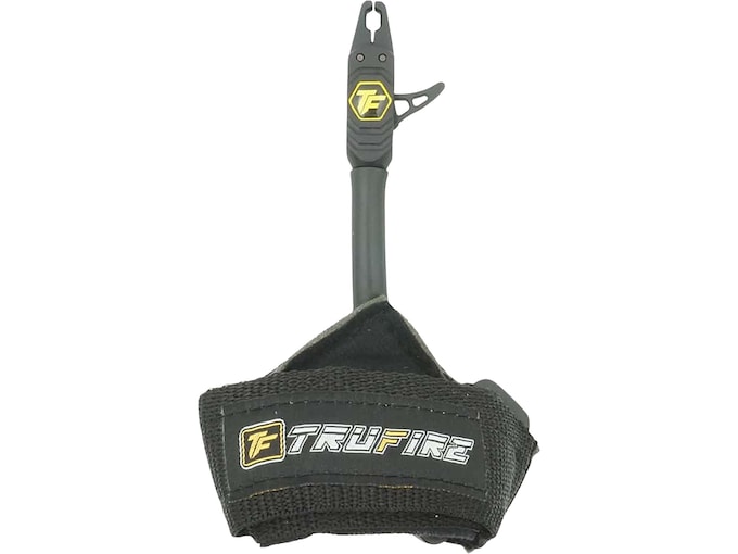Tru-Fire Patriot Bow Release Hook & Loop Wrist Strap Black