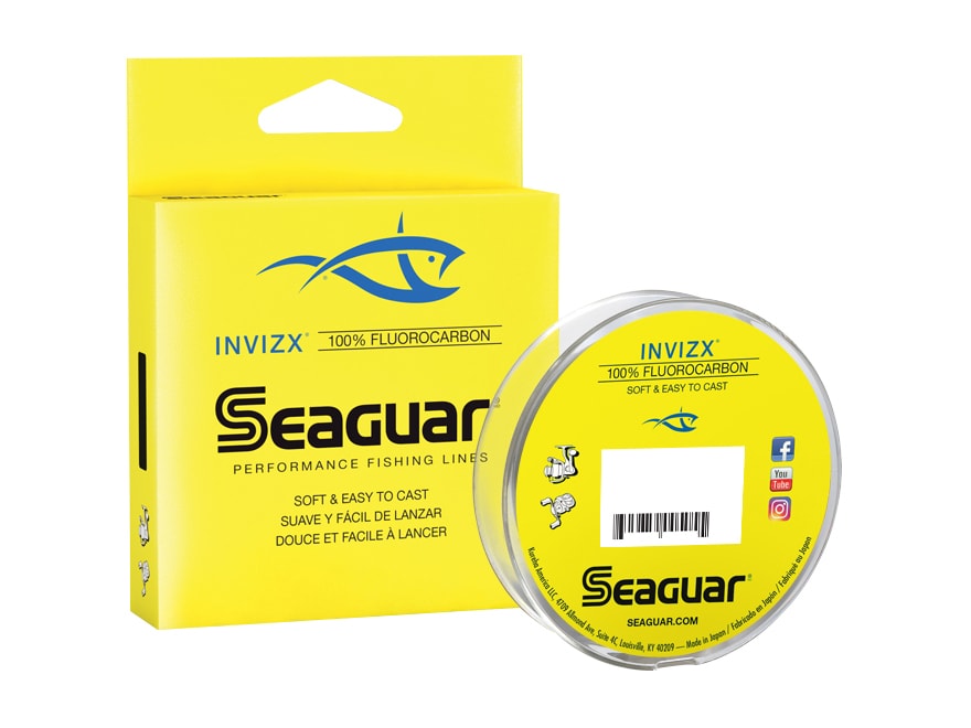 Seaguar InvizX Fluorocarbon Fishing Line 10lb 200yd Clear