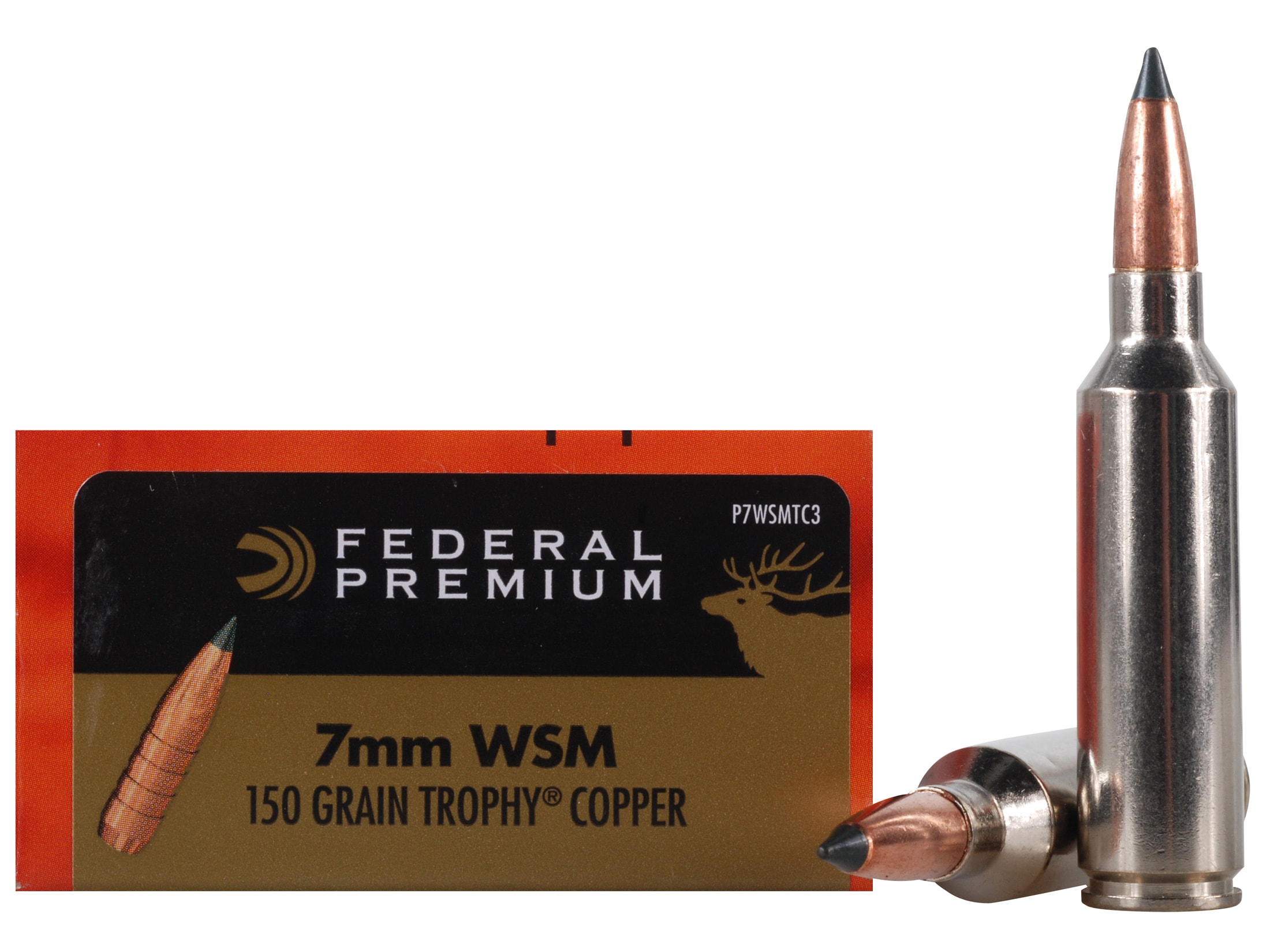 Federal Premium Ammo 7mm Winchester Short Mag (WSM) 150 Grain Trophy