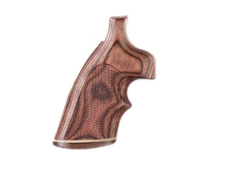 Hogue Fancy Hardwood Grips Accent Stripe Top Finger Groove Colt