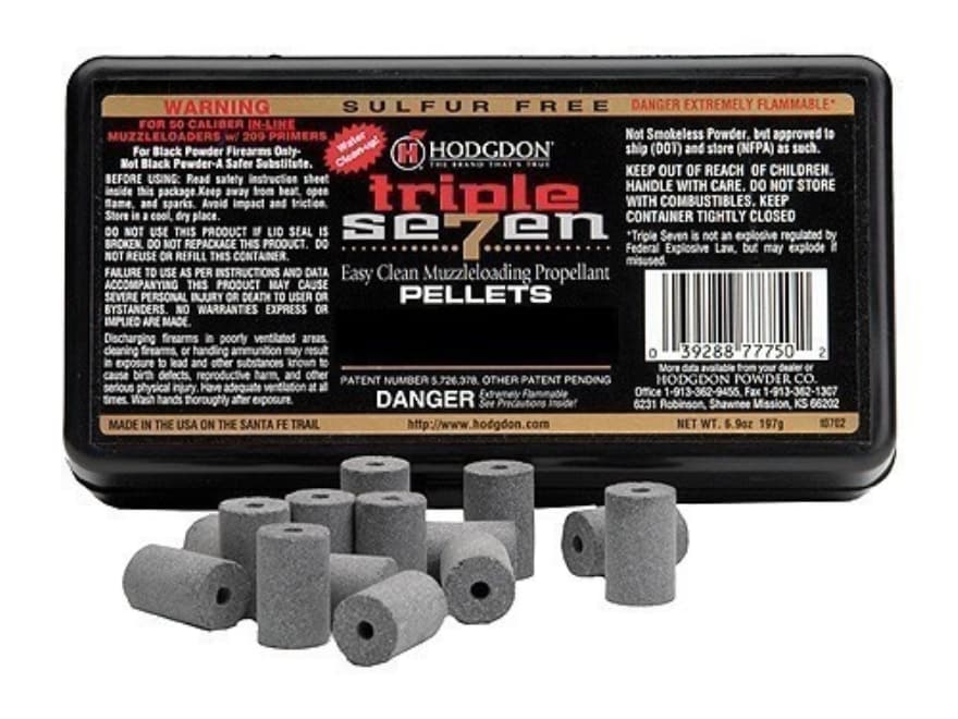 Hodgdon Triple Seven Black Powder Substitute 50 Cal 50 Grain Pellets