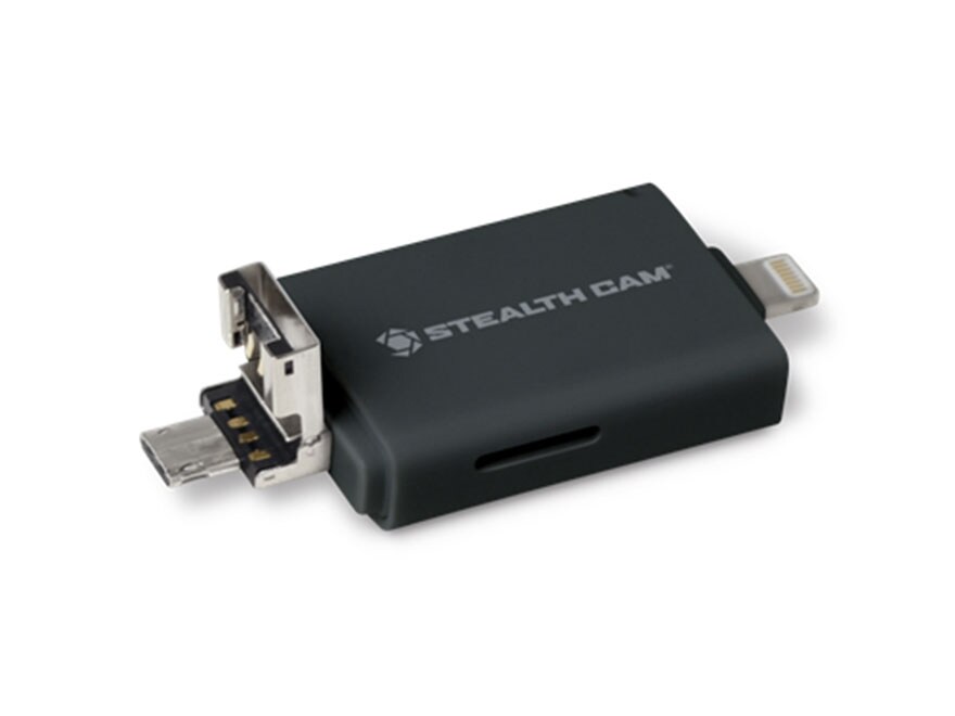 Stealth Cam Tri SD Card Reader Adapters Android, IOS USB