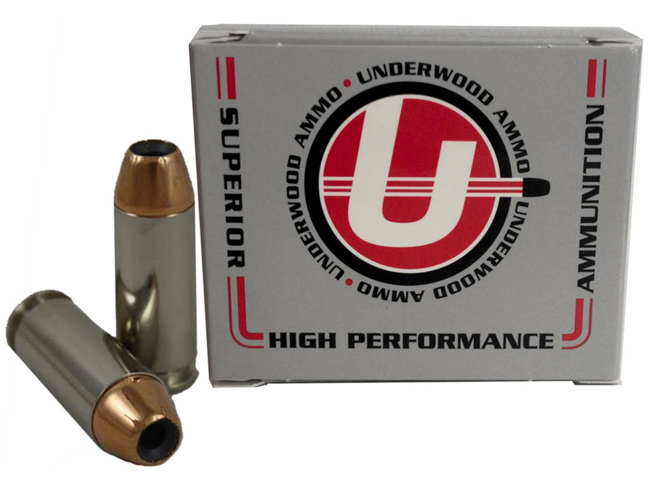 Underwood Ammunition 10mm Auto 180 Grain Jacketed Hollow Point Box of 20