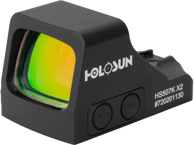Holosun HS507K-X2 Reflex Red Dot Sight 1x Selectable Reticle Matte Black