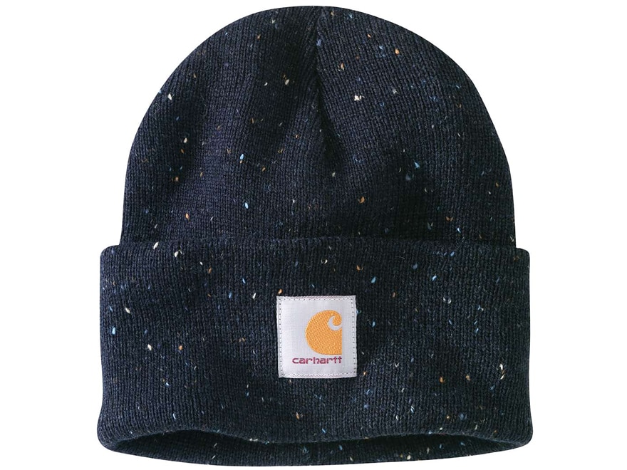 Carhartt Men's Wool Blend Cuffed Beanie Navy Nep One Size Fits Most