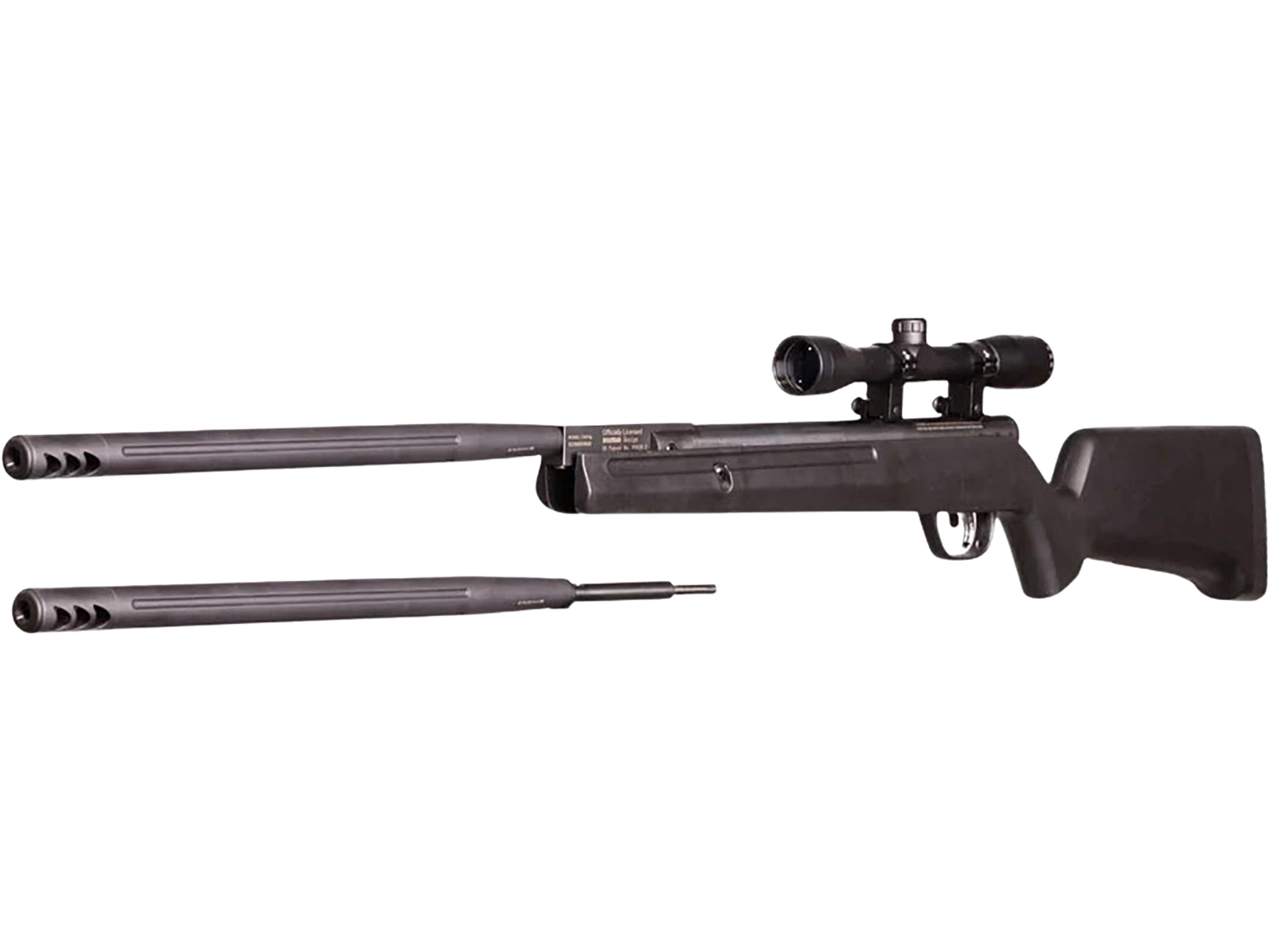 Barra 1200g Dual Cal 177 22 Cal Pellet Air Rifle Veil Alpine Camo