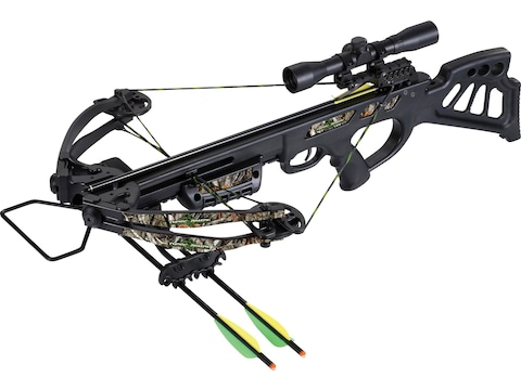 SA Sports Empire Dragon Crossbow Package 4x32 Multi-Range Scope Black