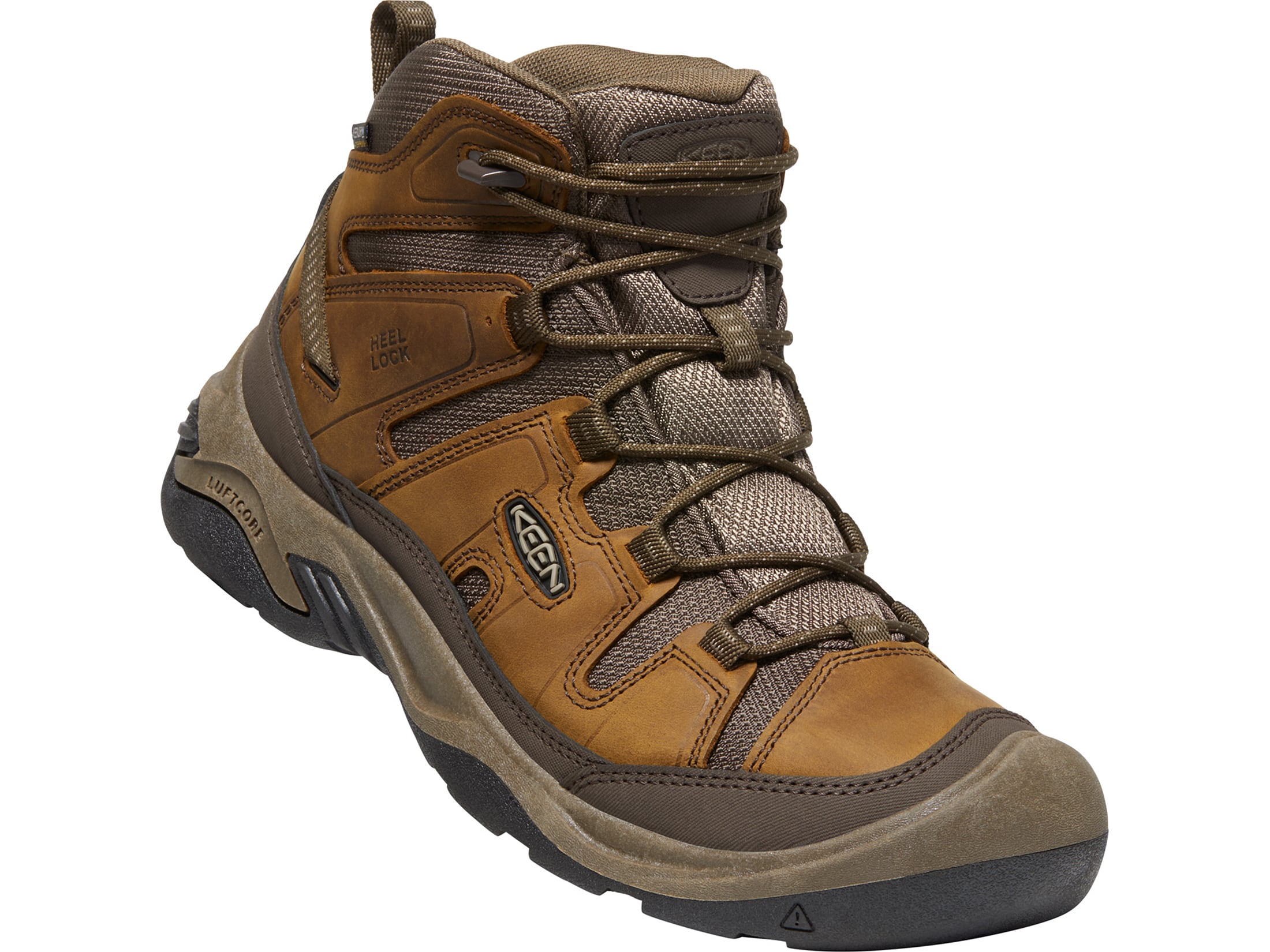 Keen Circadia Mid WP Hiking Boots Leather/Synthetic Bison/Brindle