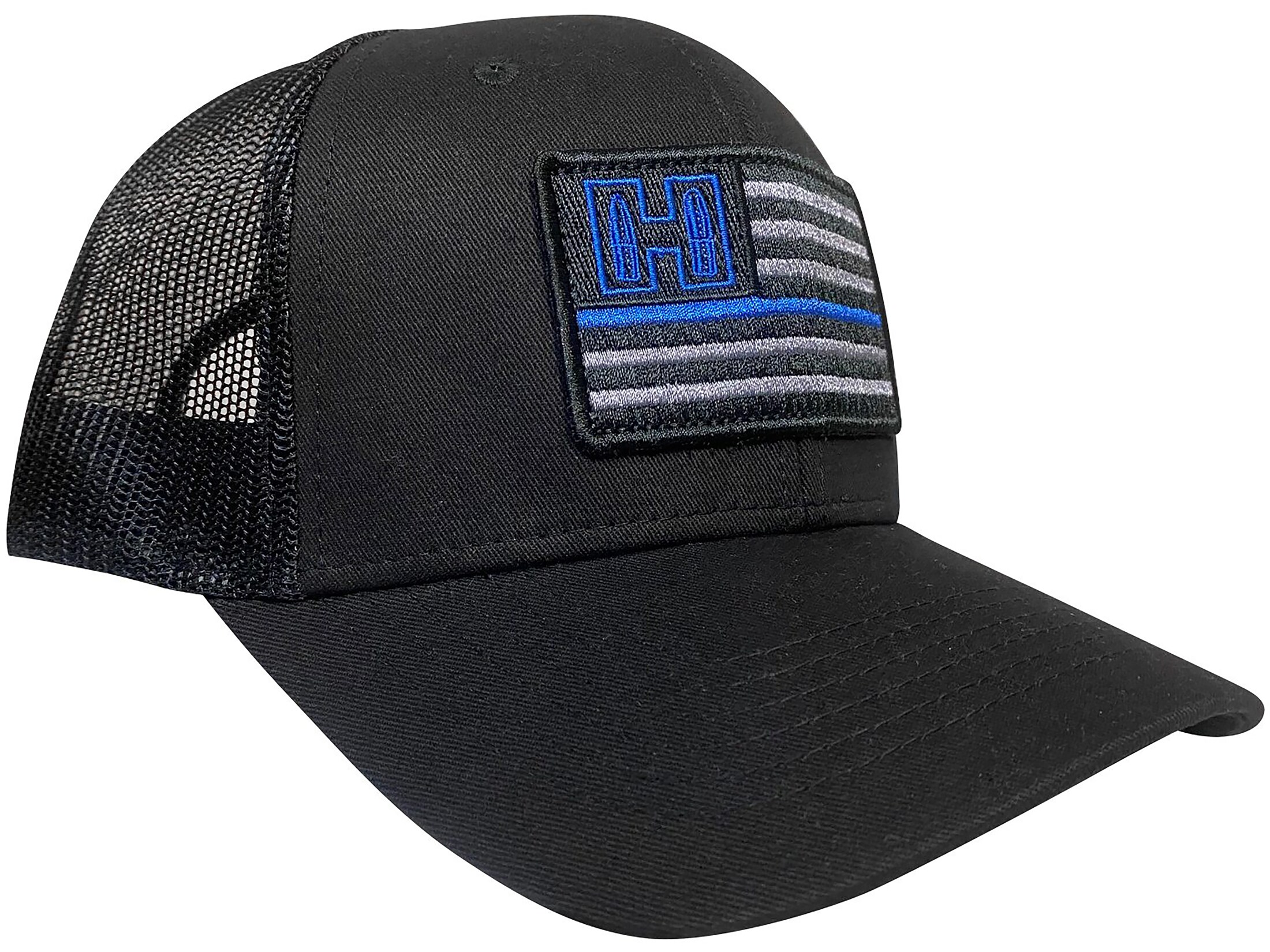 Hornady Men's Thin Blue Line Cap Black One Size Fits Most