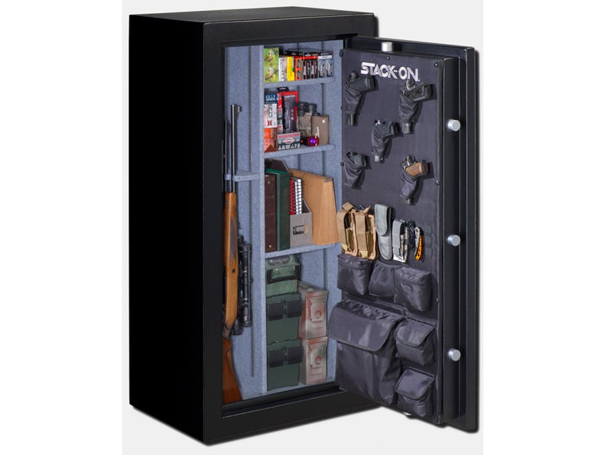 StackOn Elite Fire Resistant 2730 Gun Safe Electronic Lock Black