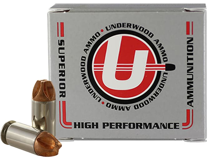Underwood Xtreme Defender 45 ACP Ammo 135 Grain Lehigh Xtreme Defense Fluted Lead Free Box of 20