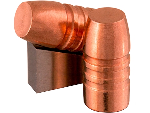 Lehigh Defense Match Solid Bullets 45 Caliber (452 Diameter) 300 Grain Solid Copper Wid...