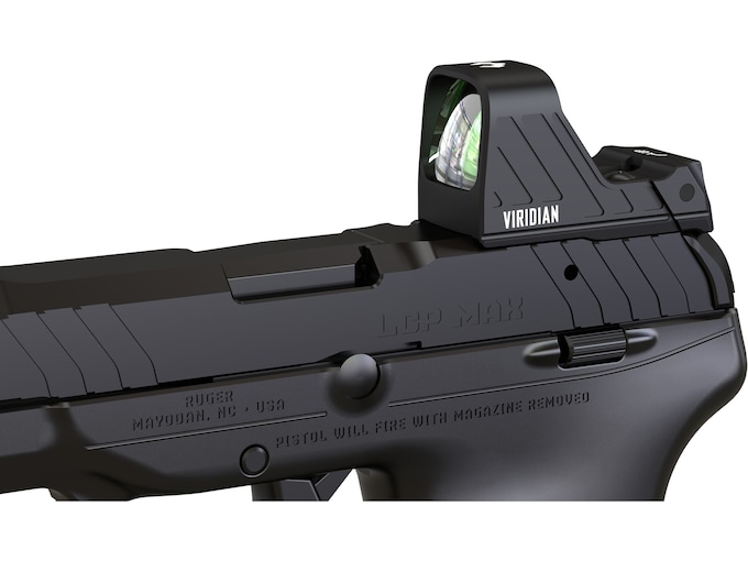 Viridian RFX1 Custom Reflex Red Dot Sight 3 MOA Dot For Ruger LCP Max Black