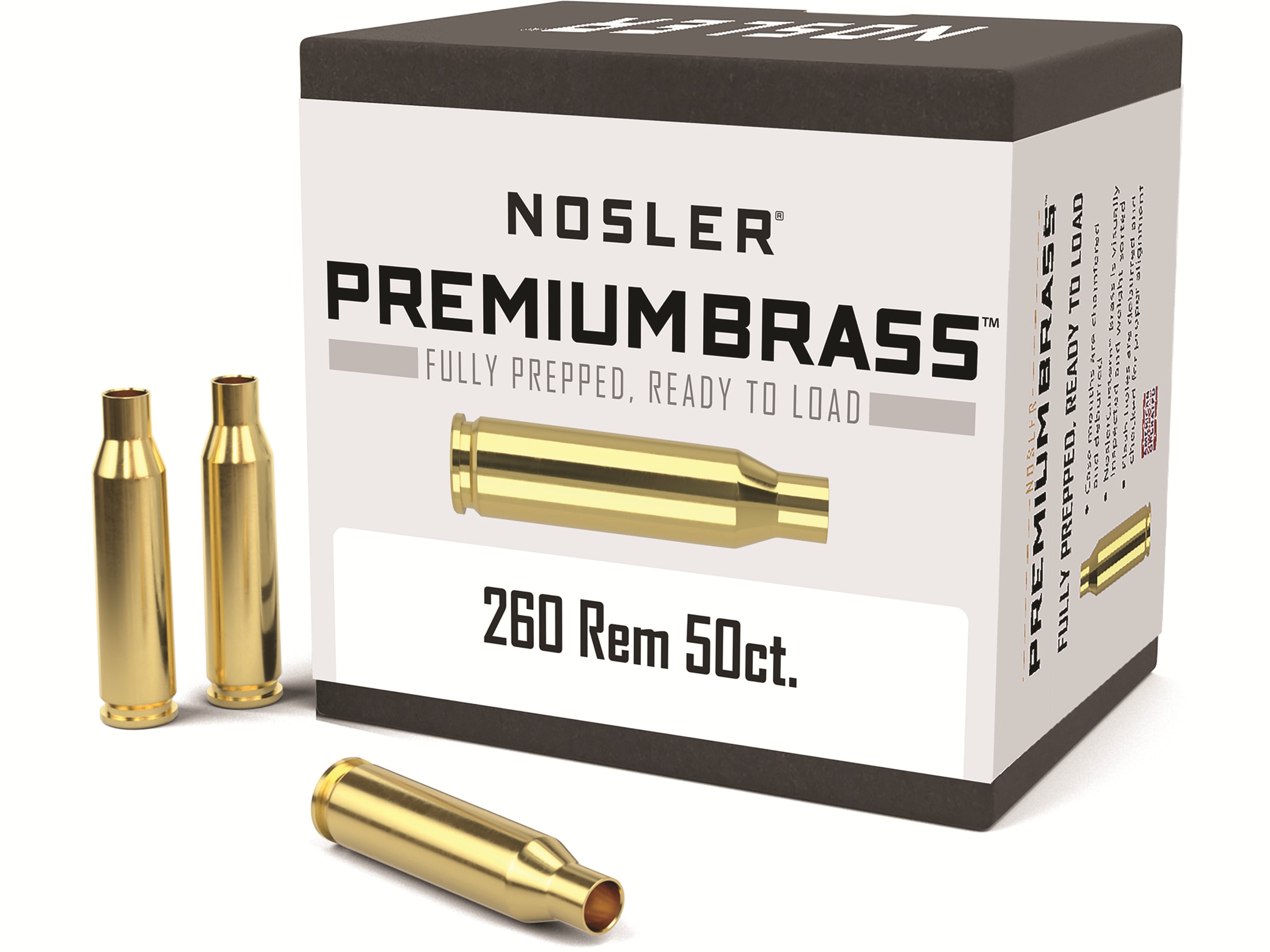 Silver State Armory Brass 260 Remington Bag of 50