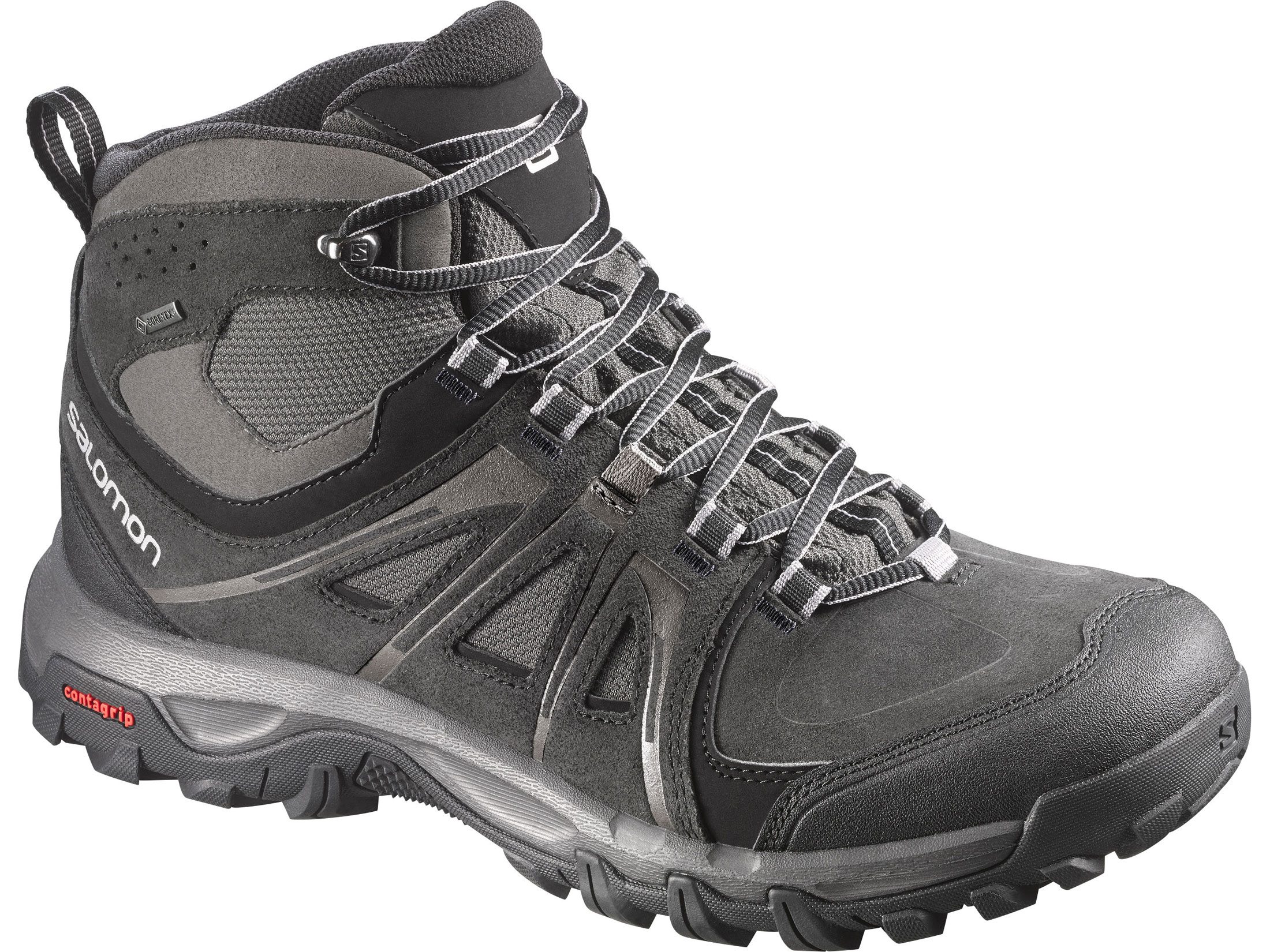 Salomon Evasion Mid GTX 5 GORE-TEX Hiking Boots Leather/Nylon Black