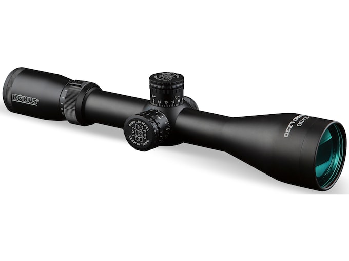 Konus LZ30 Rifle Scope 30mm Tube 2.5-10x 50mm Illuminated 30-30 Reticle Matte Black