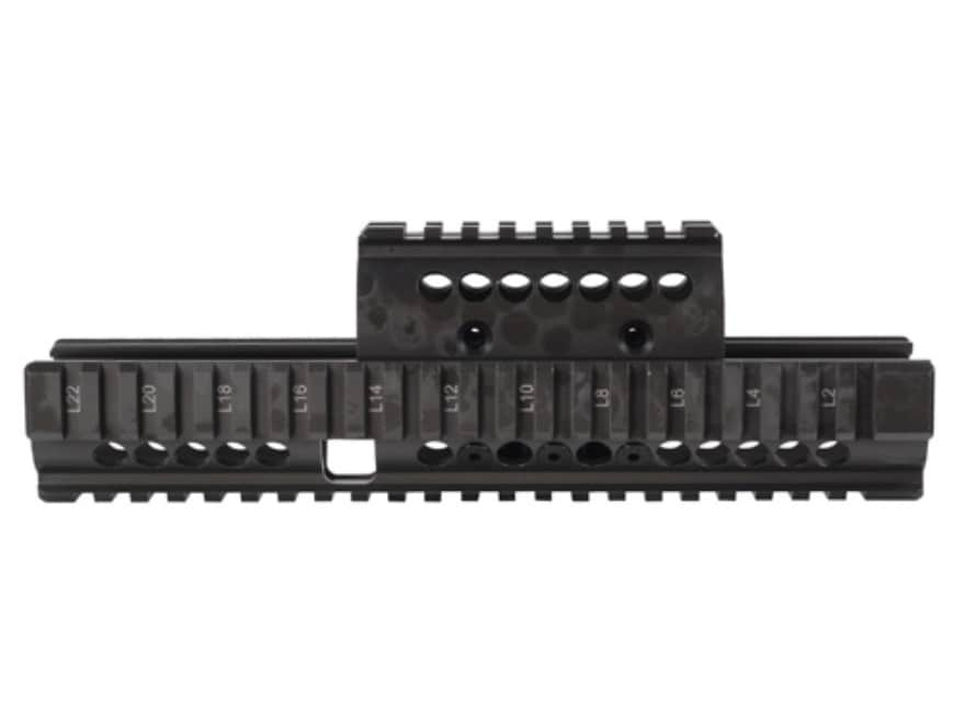 Midwest Industries 2 Piece Extended Handguard Quad Rail Ak 47 Ak 74