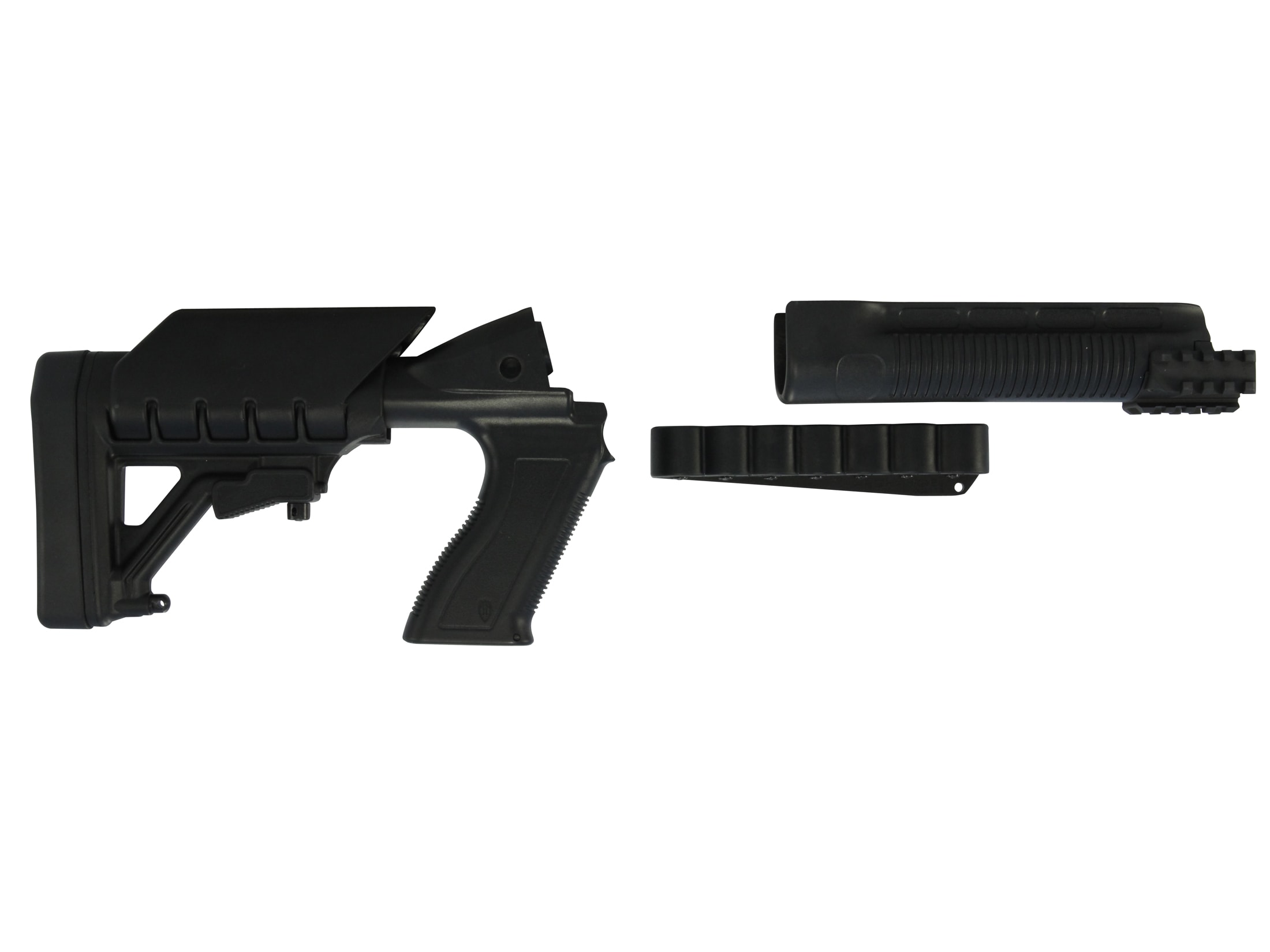 Archangel Tactical Stock for Mossberg 500, 590 Black with Shell Carrier