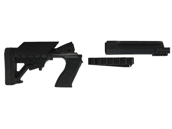 Archangel Tactical Stock for Mossberg 500, 590 Black with Shell Carrier