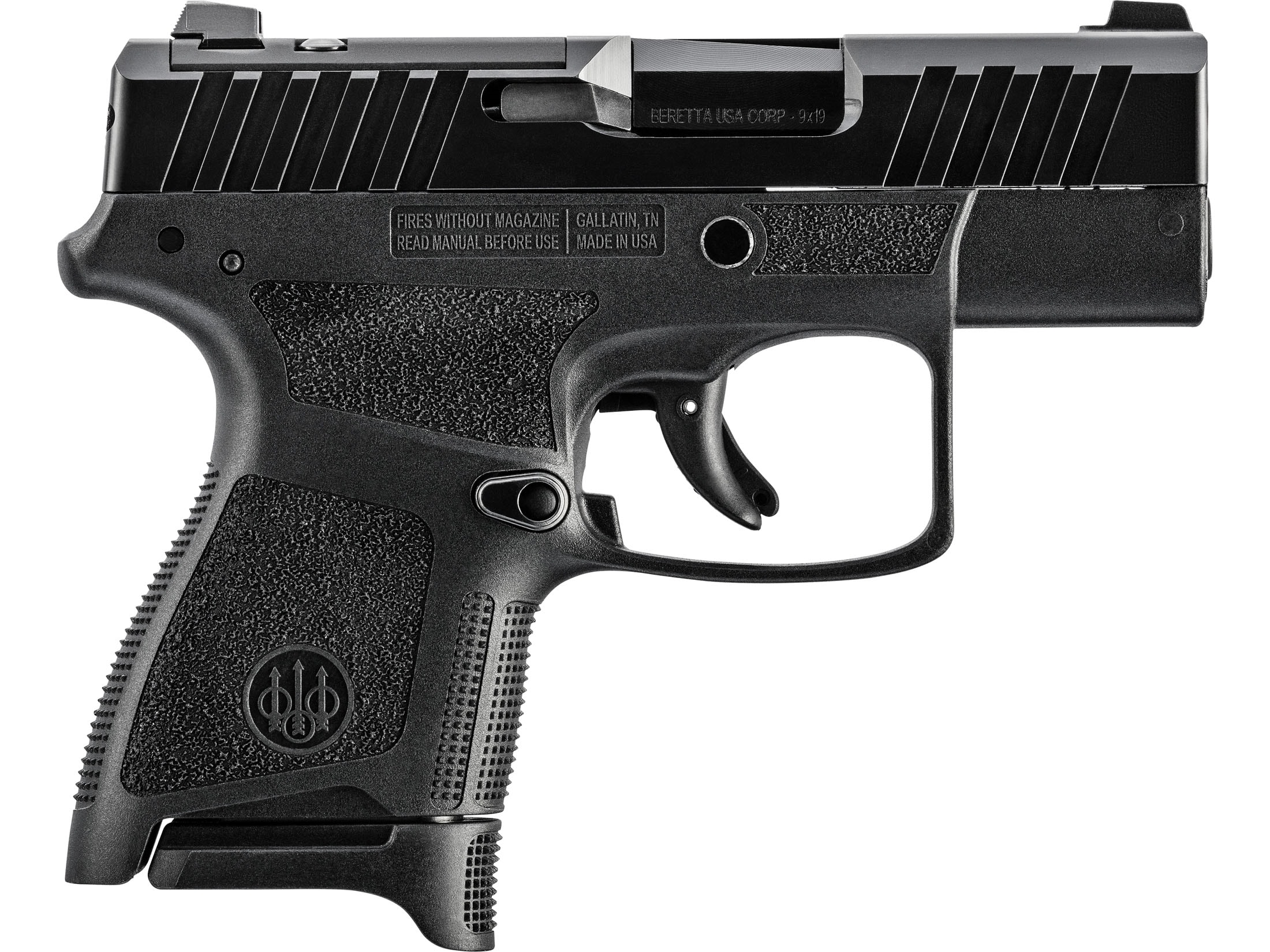 Beretta APX A1 Carry 9mm Luger Pistol 3 Barrel 8+1 Round Black Slide