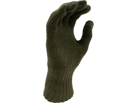 Military Surplus Belgium Wool Gloves Grade 2 Olive Drab