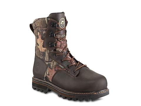 gunflint setter hunting irish boots ii leather mossy nylon oak break