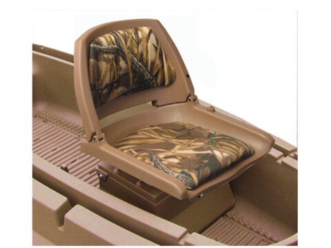 Beavertail Stealth 1200 Boat Seat Polymer Marsh Brown