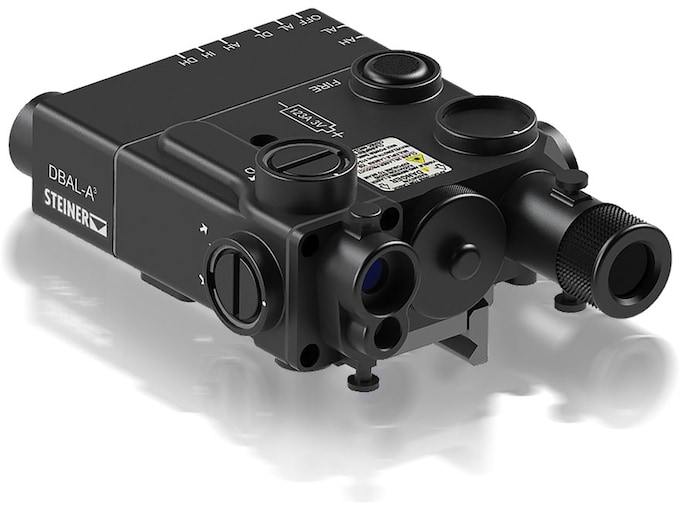 Steiner DBAL-A3 Civilian Dual Beam Laser Sight Advanced 3 Green with IR Illuminator, Picatinny Mount Black