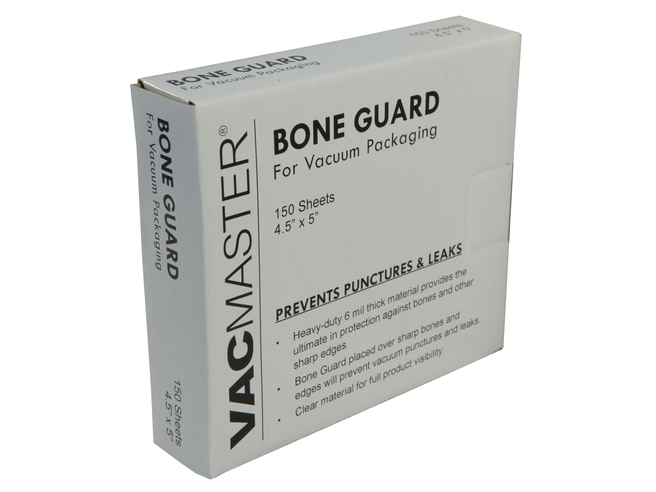 Bone Guard Sheets 4.5 x 5 150/Box, VacMaster