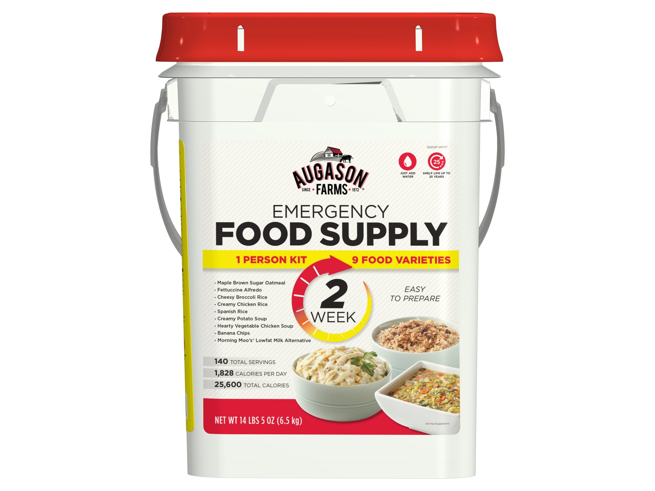 Augason Farms 2-Week 1-Person Emergency Food Supply Kit 14 lbs