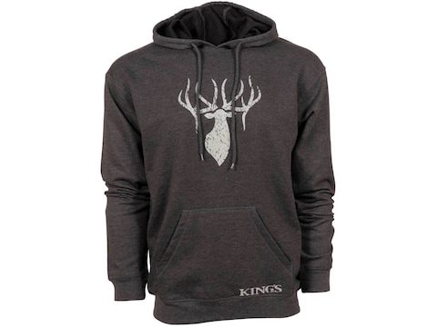 King's Camo Men's Logo Hoodie Fleece Poly/Cotton/Rayon Tri-Blend