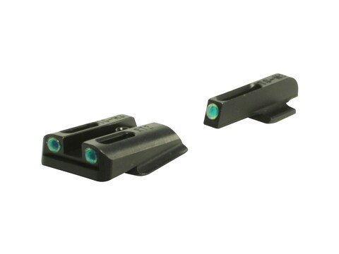 TRUGLO TFO Sight Set Ruger LC380, LC9 Steel Tritium / Fiber Optic Green Front