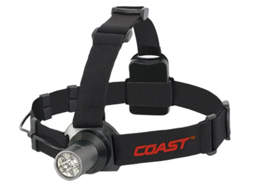Coast HL5 Headlamp LED 3 AAA Batteries Aluminum Gray