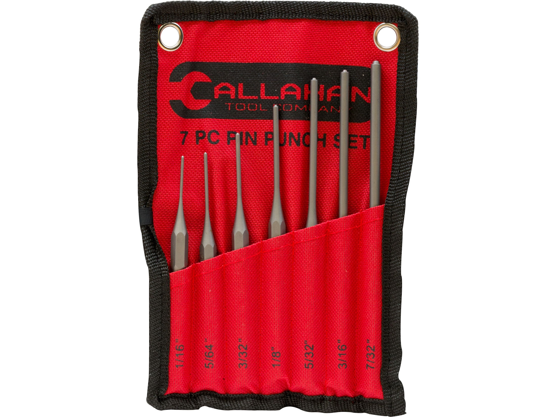 Callahan Roll Pin Punch Set 7-Piece Steel