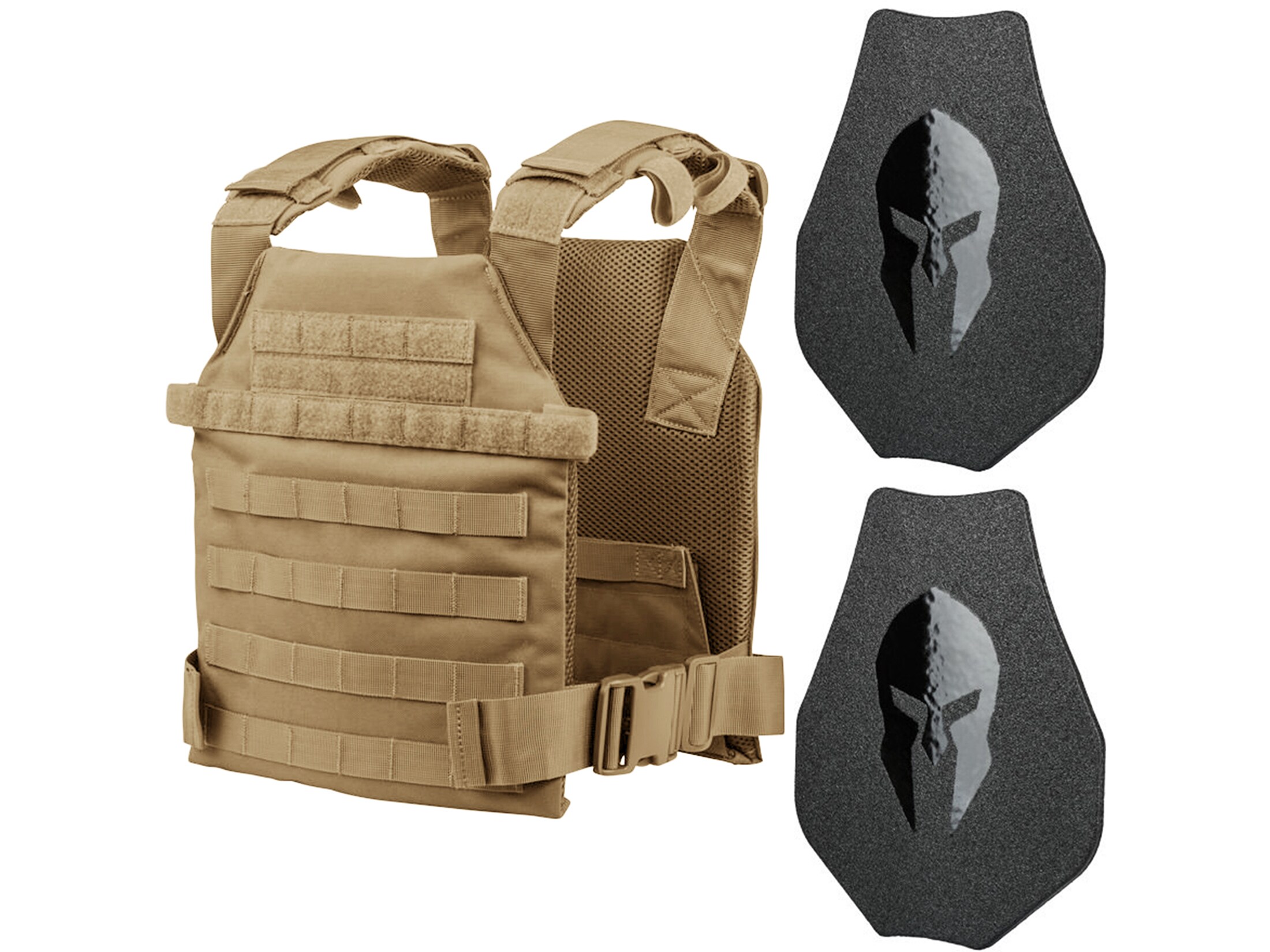 Spartan Armor Sentry Plate Carrier AR500 Body Armor Ballistic Plate