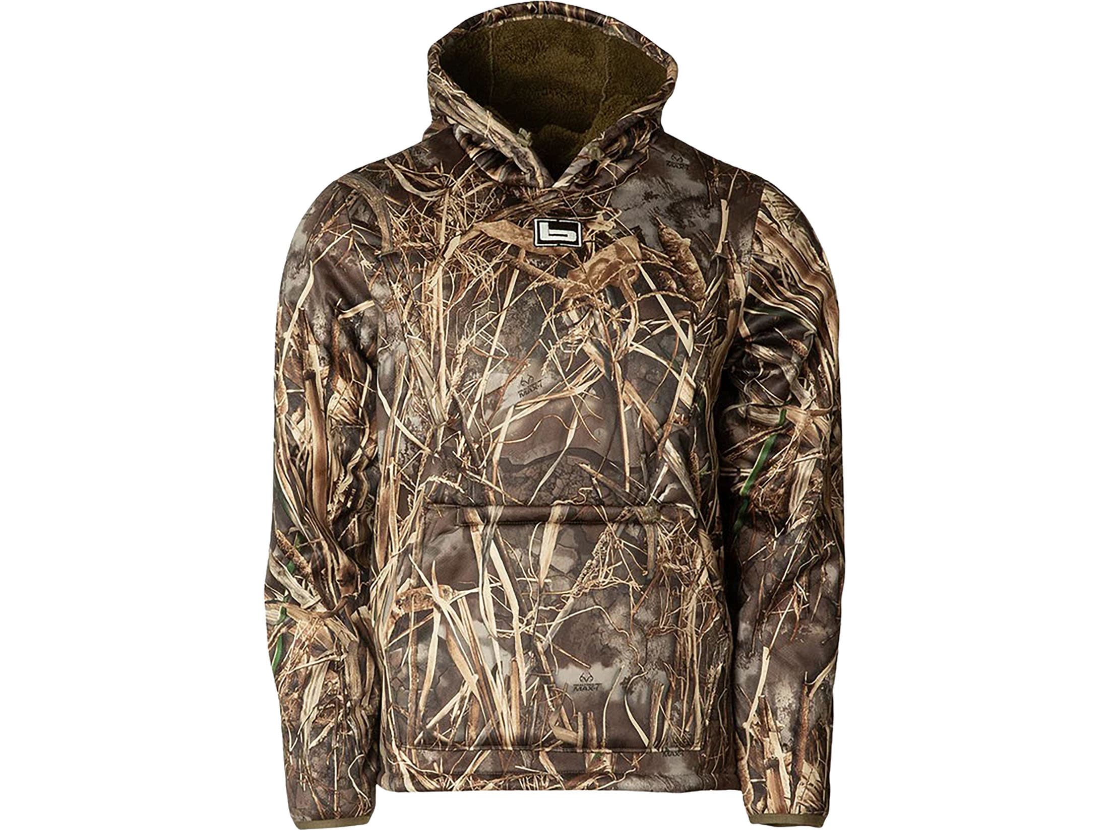 Banded Men's Fanatech Softshell Half Zip Hoodie Realtree Max-7 2XL