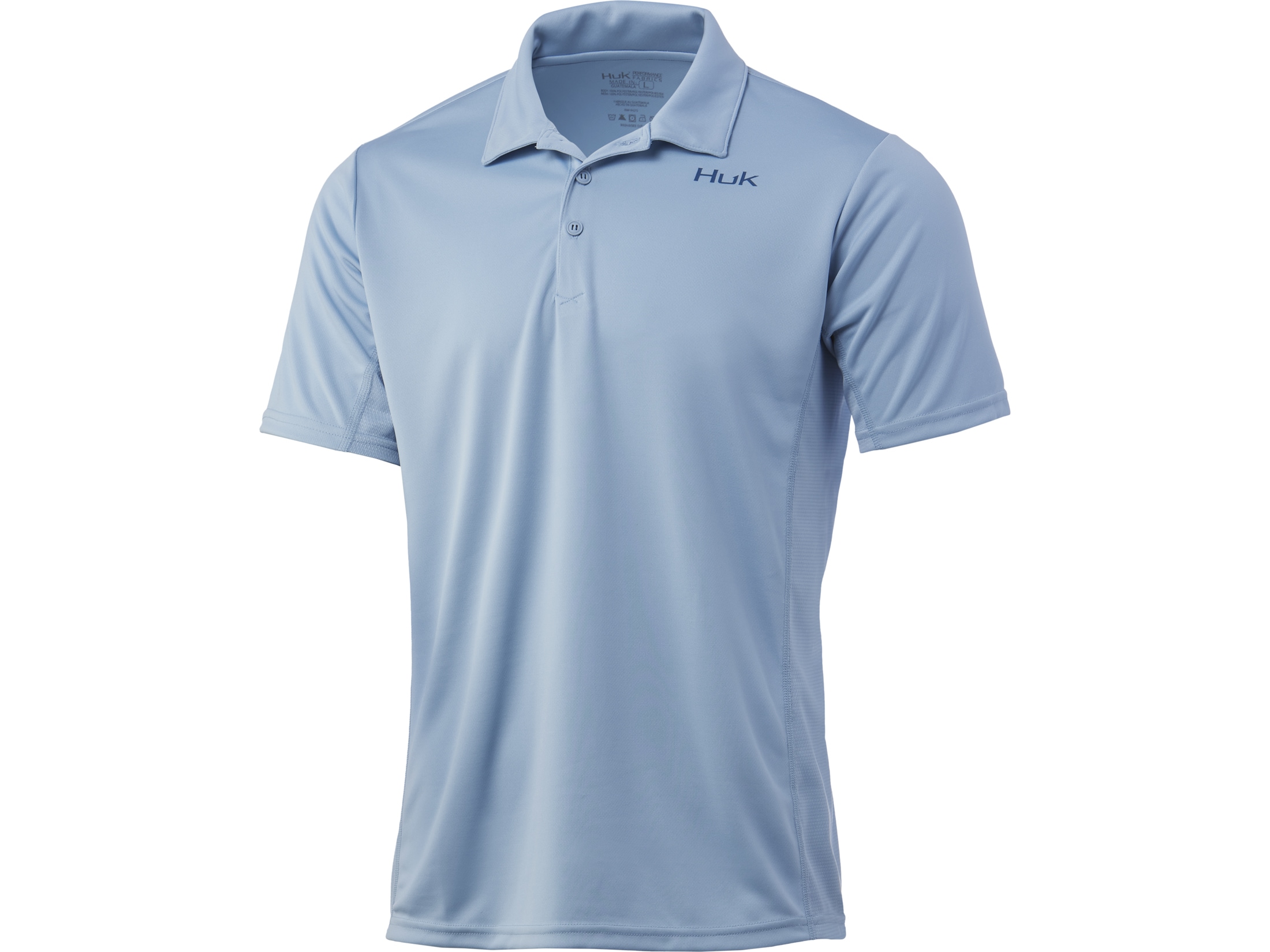 Huk Men's Icon X Polo Shirt Blue Fog XL