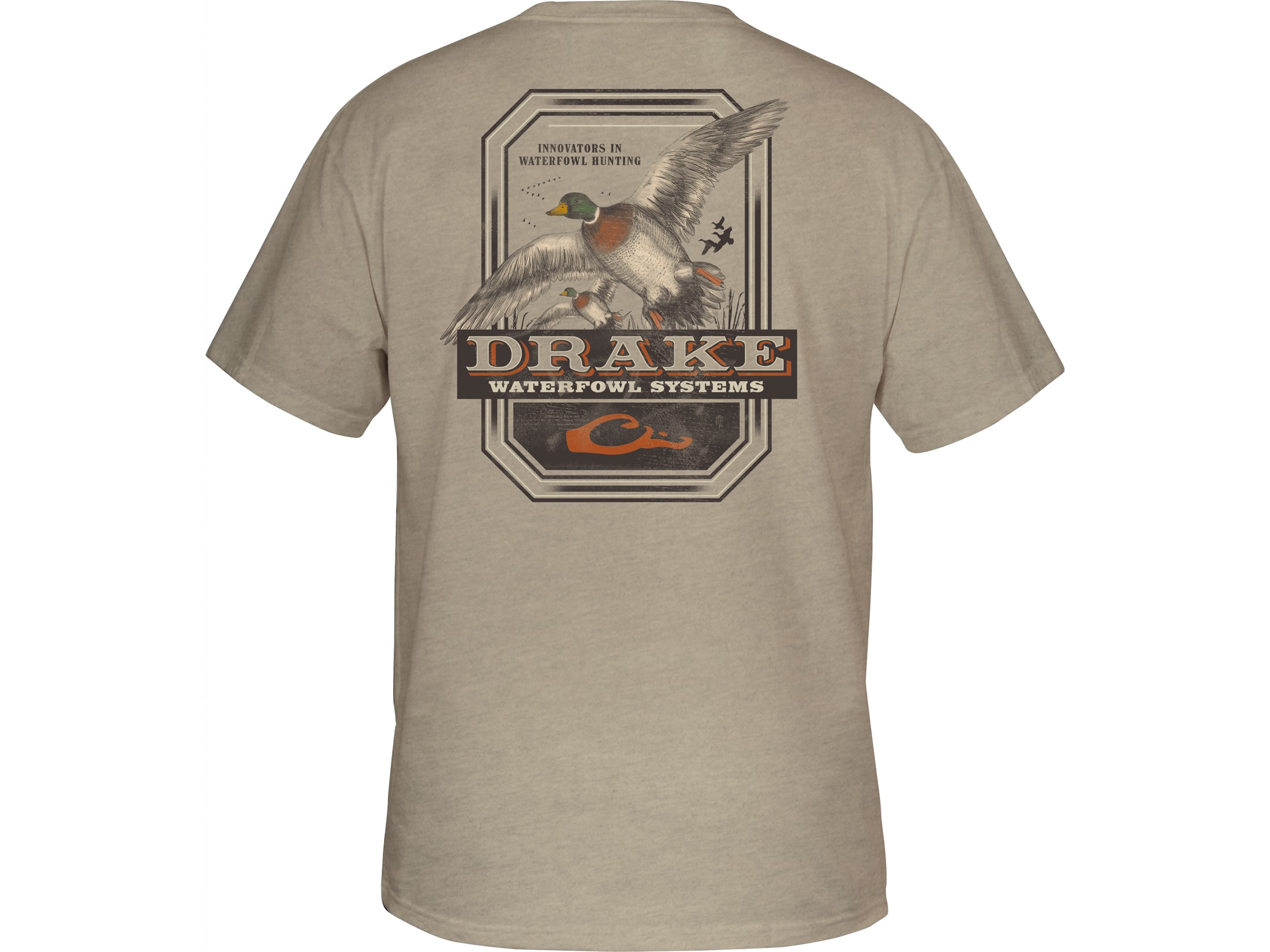 Drake Men's The Mallard T-Shirt Beige Heather Medium