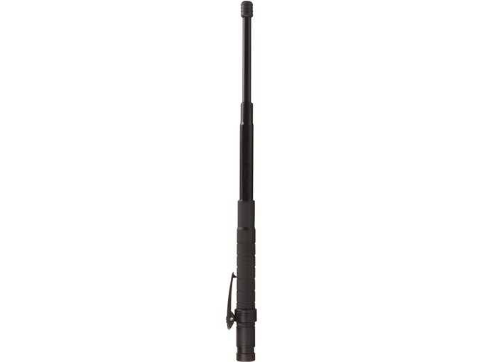 ASP Agent Infinity Concealable Baton 15.75" 7075 Aluminum Shaft Push Button Retraction Knurled Grip Black