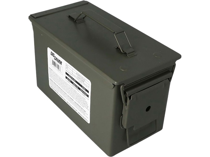 Sig Sauer Hybrid Ball 6.8x51mm (277 Sig Fury) Ammo 113 Grain Solid Lead Free Ammo Can of 460 (23 Boxes of 20)