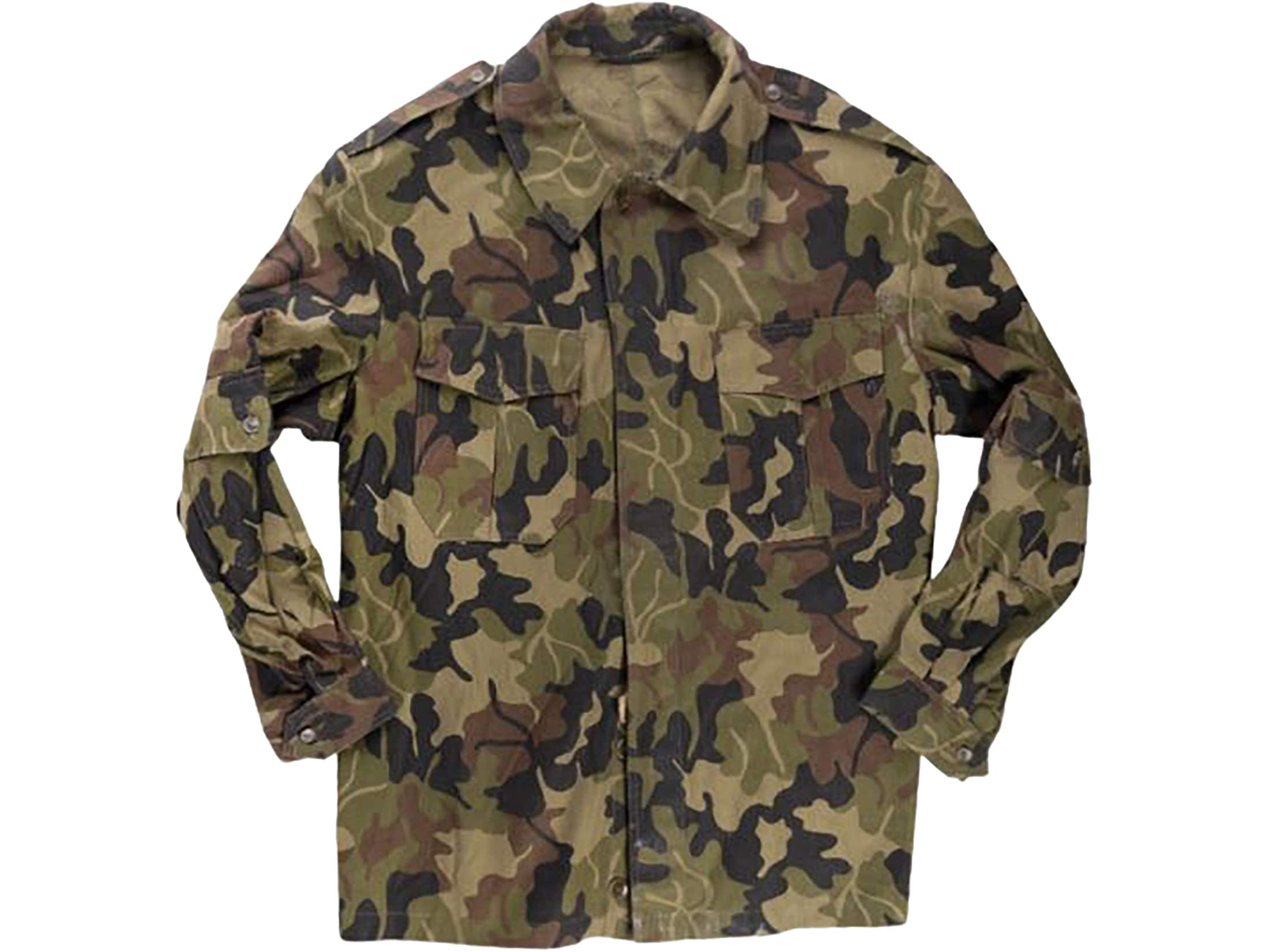 Military Surplus Romanian Field Shirt Grade 1 Camo Medium