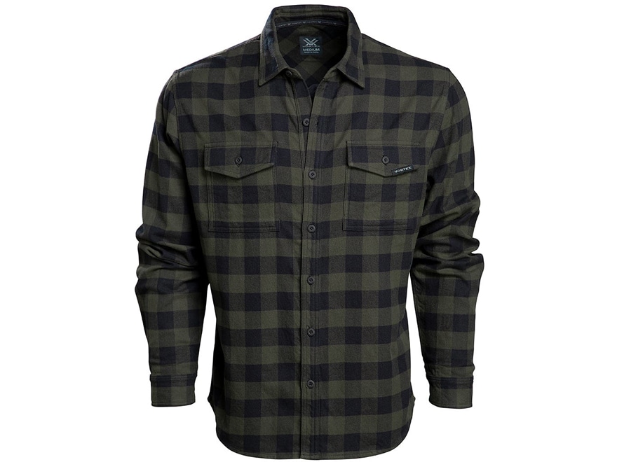 Vortex Optics Men's Timber Rush Long Sleeve Flannel Forest XL