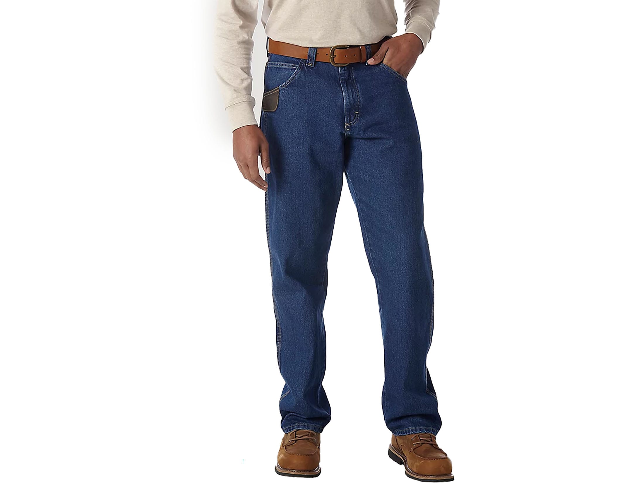 Wrangler Men's Riggs Carpenter Jeans Antique Indigo 32 Waist 34 Inseam
