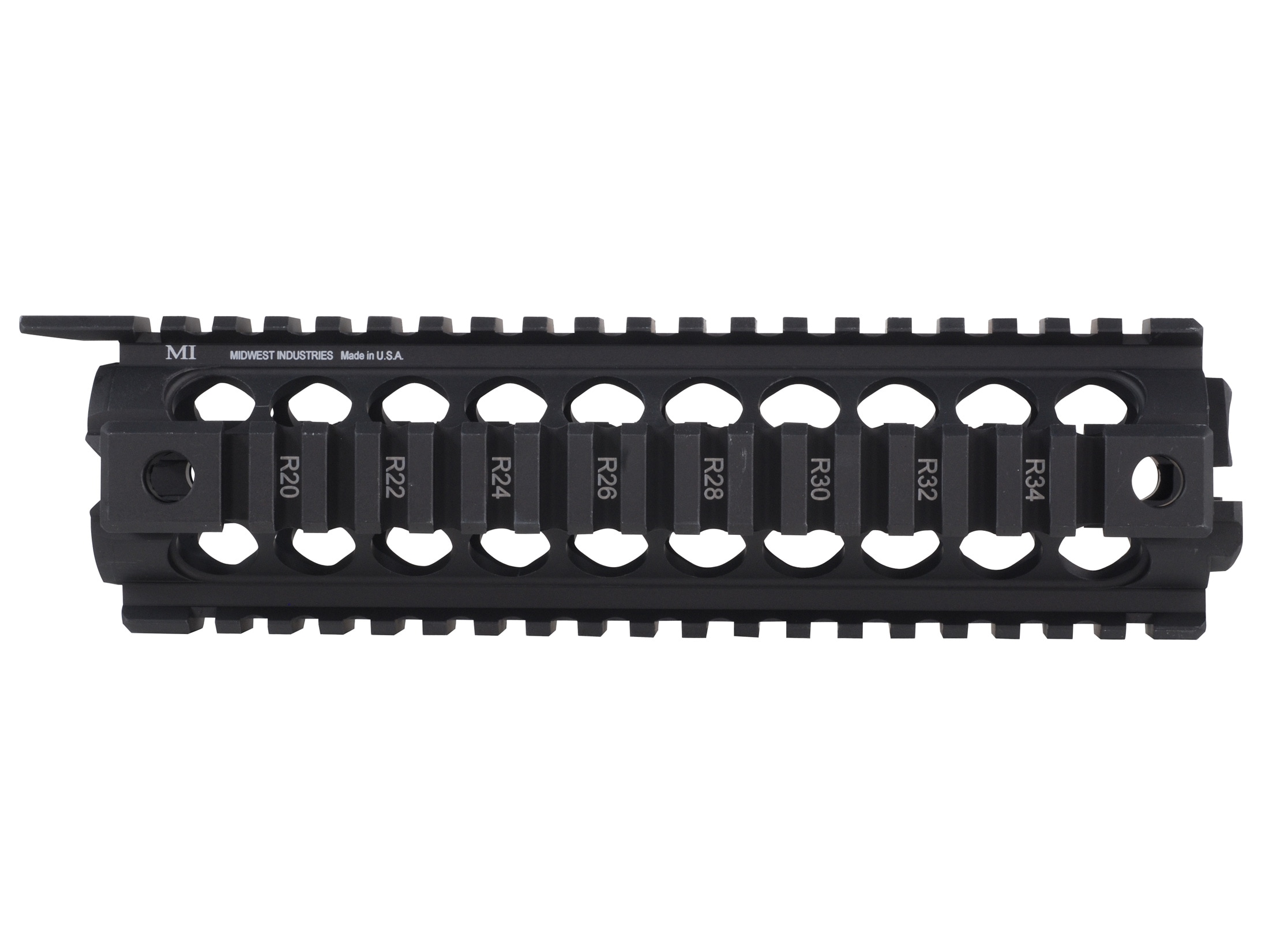 Midwest Industries 2-Piece Gen 2 Handguard Quad Rail AR-15 Mid Length