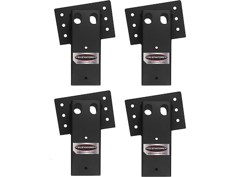 Elevators 4x4 Double Angle Elevated Blind Brackets Pack of 4
