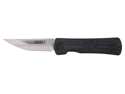 CRKT Heiho with OutBurst Assisted Opening Folding Pocket Knife 3.125" Tanto AUS 8 Stain...