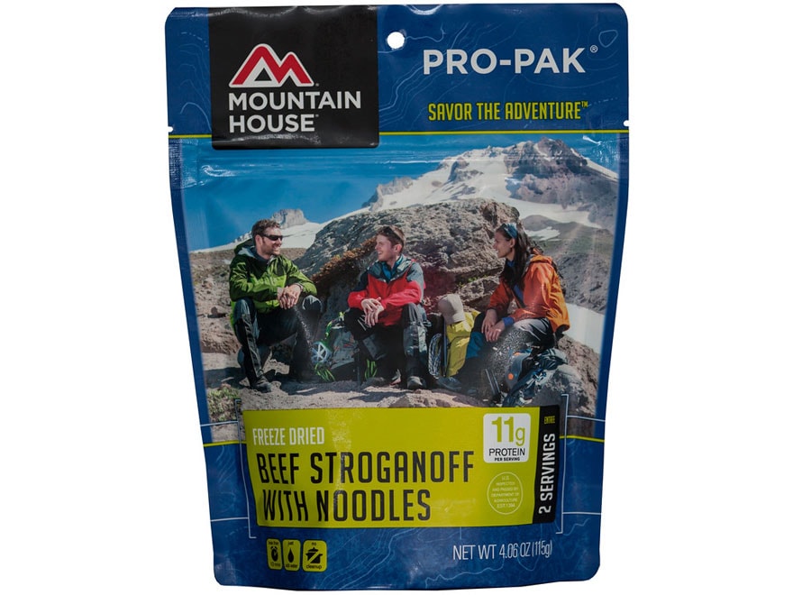 Mountain House Pro Pak Vacuum Sealed Beef Stroganoff Freeze Dried Food