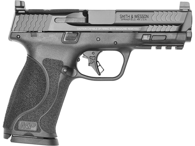 Smith & Wesson M&P9 M2.0 Optics Ready 9mm Luger Pistol 4.25″ Barrel 17+1 Round Armornite Slide Black Grip Matte Black Frame