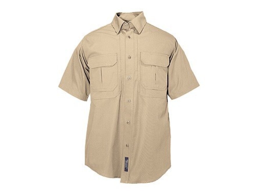 5.11 Men's Tactical Shirt Short Sleeve Cotton Canvas Gray 2XL (52)